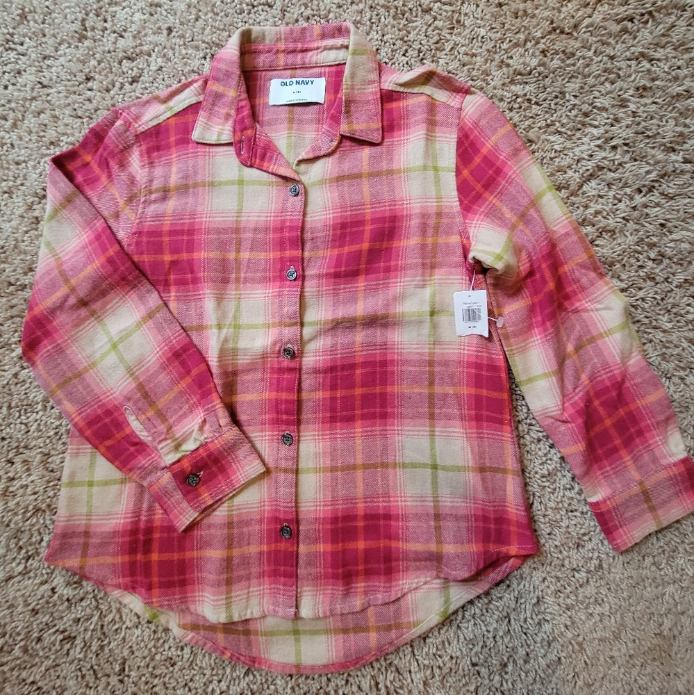 Old Navy Plaid Button up